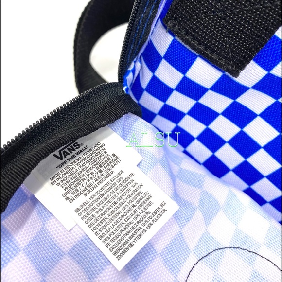 VANS VUSO Cooler Checkerboard Blue White - Picture 12 of 12